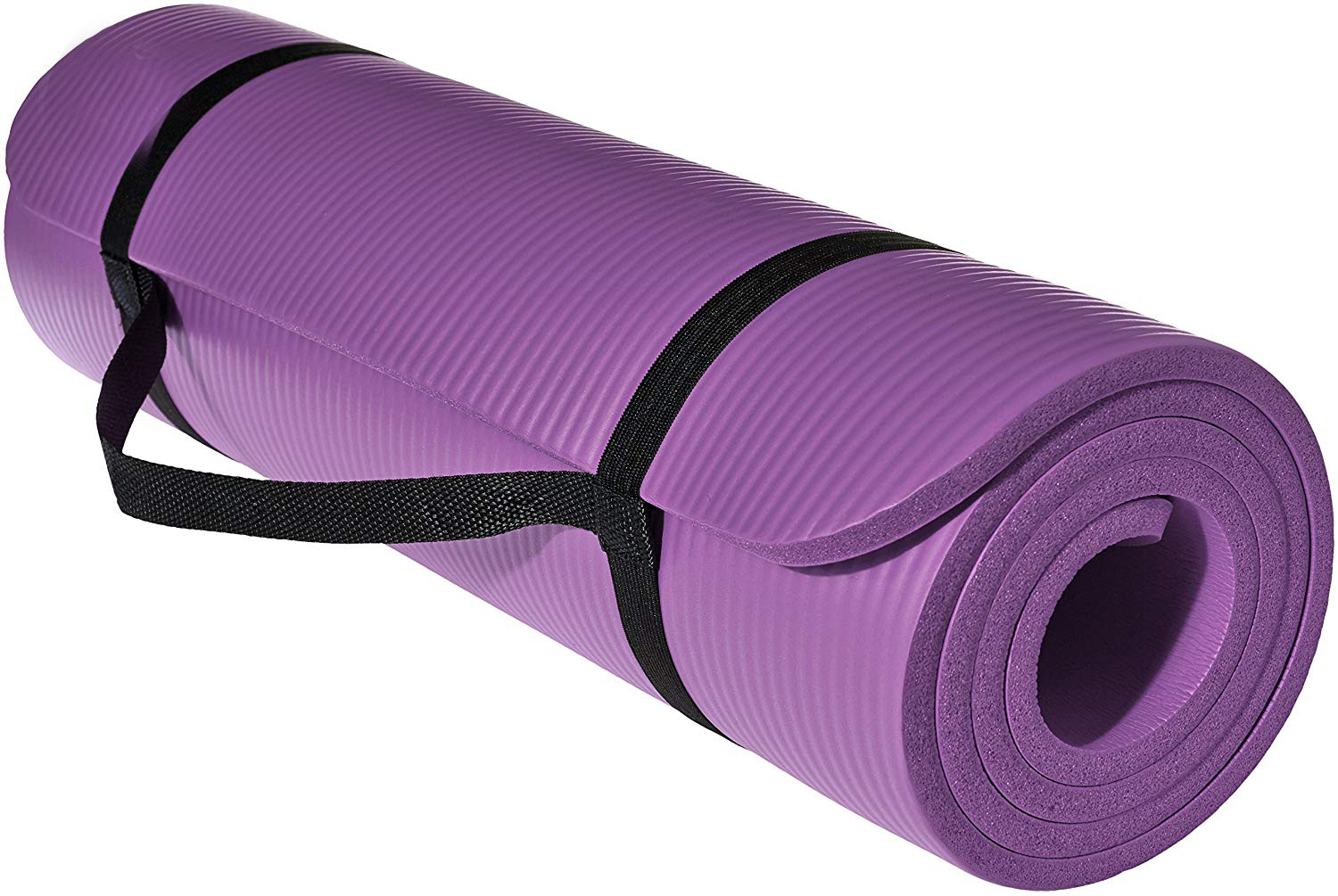 Sol Yoga Mat 12mm Thick NBR Yoga Mat with Free Carry Strap