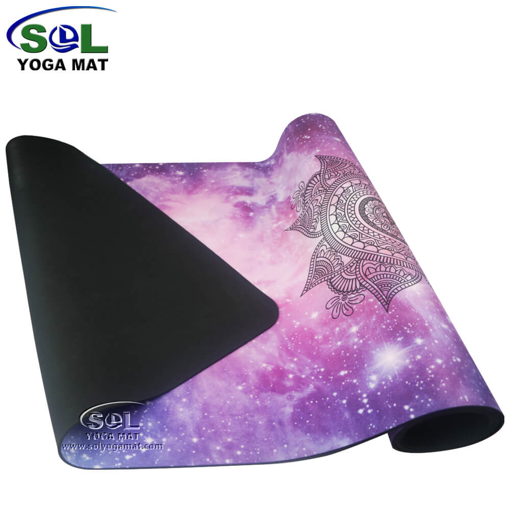 SOL Microfiber/suede Natural Rubber Yoga Mat 