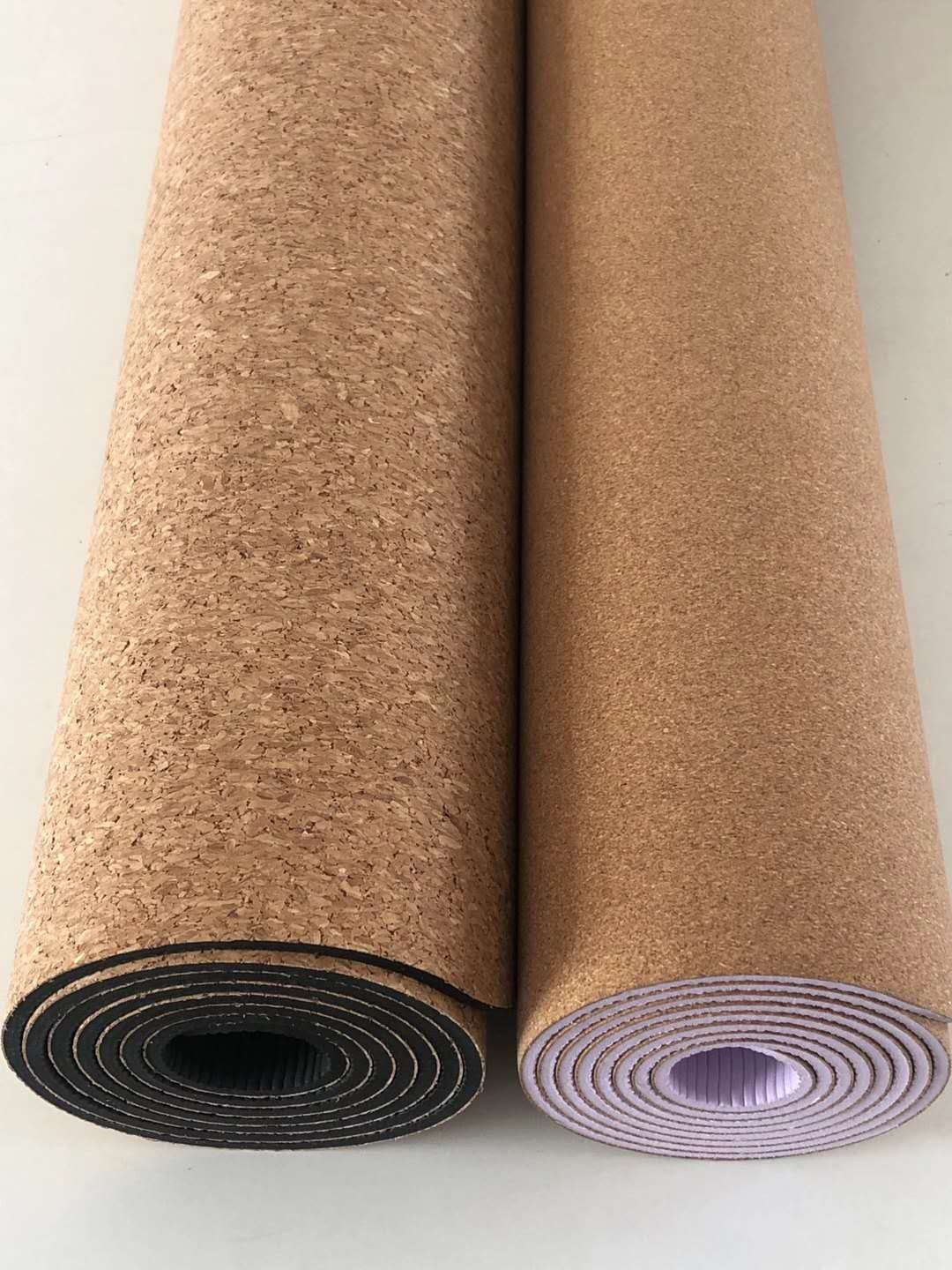 Eco-friendly Cork Surface Recycle TPE Yoga Mat