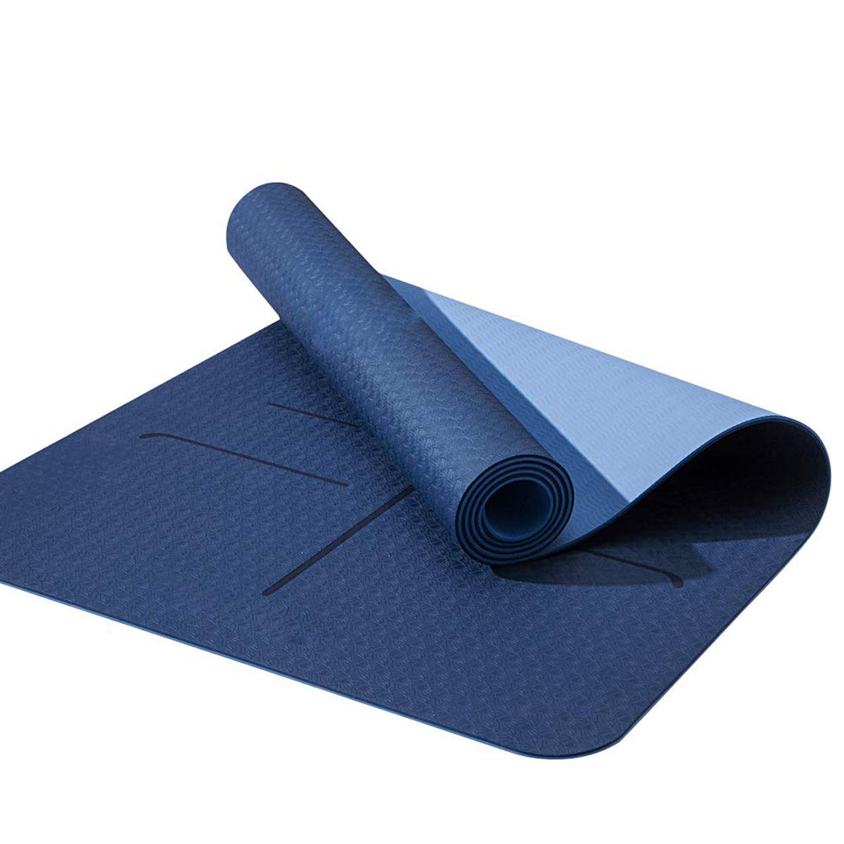 183cm Wholesale Non Slip Surface Eco Friendly Gym TPE Yoga Mat